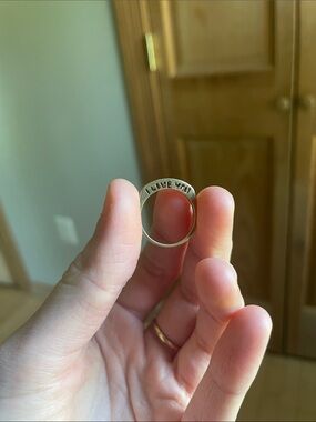 14K Gold and Diamond Stacking Ring